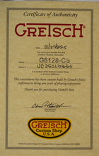 Load image into Gallery viewer, New Gretsch Custom Shop Henrichsen Masterbuilt True Timbre G6128-CS &#39;62 Flame Ash Oil Finish w/Silver Sparkle Binding #UC25013834 (PDX)
