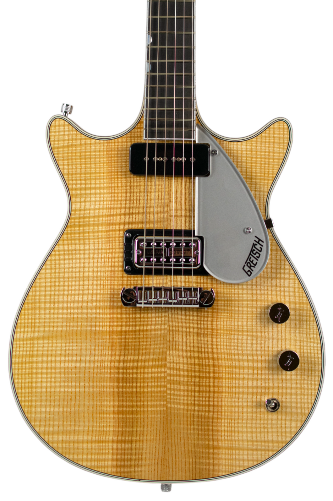 New Gretsch Custom Shop Henrichsen Masterbuilt True Timbre G6128-CS '62 Flame Ash Oil Finish w/Silver Sparkle Binding #UC25013834 (PDX)