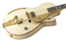 Load image into Gallery viewer, New Gretsch CS Gonzalo Madrigal Masterbuilt G6134 Penguin Relic Vintage White #UC26013975 (PDX)
