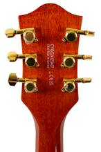 Load image into Gallery viewer, New Gretsch Electromatic LTD Flame Okoume Broadkaster Jr. Single-Cut Round Up Orange w/USA Full'Trons #CYGC24120407 (PDX)
