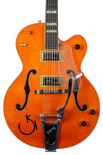 Load image into Gallery viewer, New Gretsch G6120RHH Reverend Horton Heat Signature Hollow Body Orange Stain #JT24113832 (PDX)
