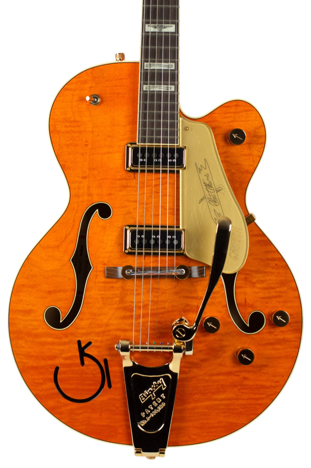 New Gretsch G6120T-55 Vintage Select '55 Chet Atkins VOS Vintage Orange Stain Lacquer #JT24092964 (PDX)