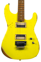 Load image into Gallery viewer, New Jackson Custom Shop Thunder Mod San Dimas Nitro Relic Graffiti Yellow Thunder Road Exclusive #XN17953 (PDX)
