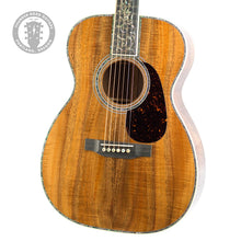 Load image into Gallery viewer, New Martin Custom Shop 00-Size Style-42 14-Fret Broadleaf Flamed Koa Gloss Natural w/Tree of Life Inlays #3042122 (PDX)
