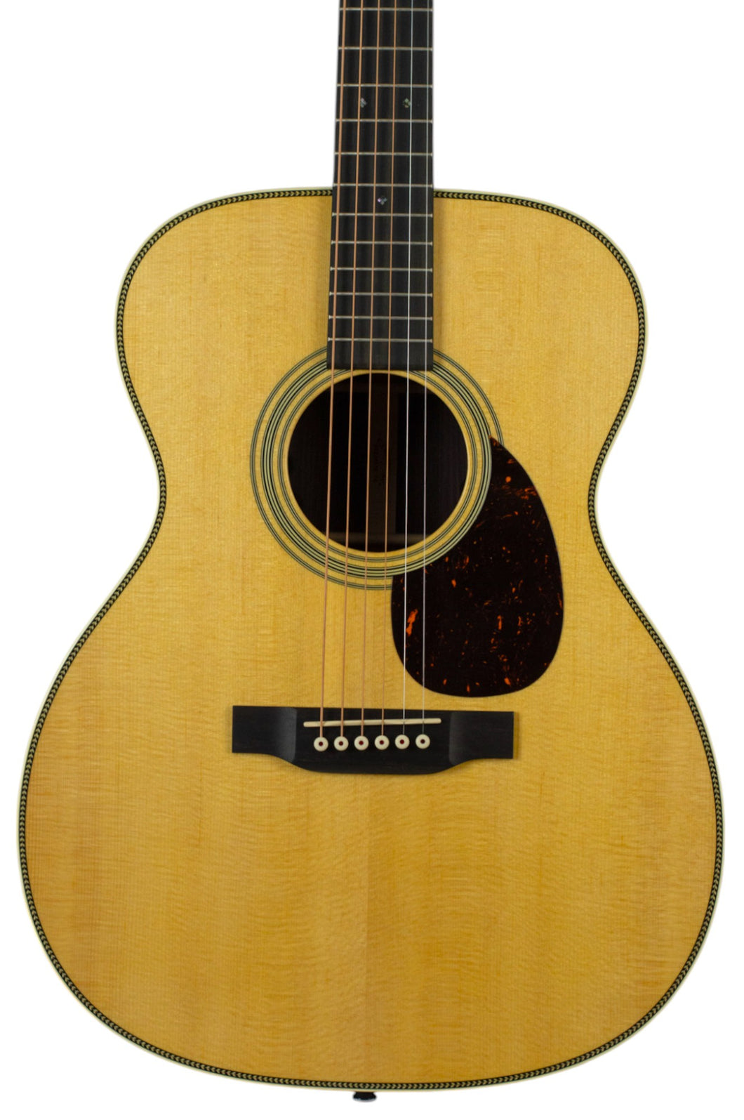 New Martin OM-28E Natural Gloss w/Aging Toner and Herringbone Trim #2892206 (PDX)