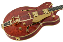 Load image into Gallery viewer, New Gretsch Professional Broadkaster LX Figured Center Block Bourbon Stain w/Bigsby #JT26020565 (PDX)
