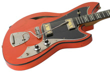 Load image into Gallery viewer, New Novo Miris J-Custom Lightly Distressed Candy Apple Orange w/Lollar Gold Foil Pickups #26199 (PDX)
