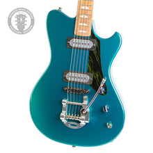 Load image into Gallery viewer, New Powers Electric A-Type w/FF42 Pickups and Camtail Turquoise Metallic #B352 (PDX)
