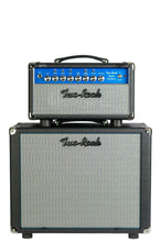 Load image into Gallery viewer, New Two Rock Studio Overdrive Head and 1x12 Cabinet Black Bronco/Blue Smoke Grill Cloth #126/22253 (PDX)
