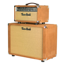 Load image into Gallery viewer, New Two Rock Studio Overdrive Head and 1x12 Cabinet Tobacco Suede/Cane Grill Cloth #124/22255 (PDX)
