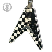 Load image into Gallery viewer, New Gibson Custom Flying V Checkerboard Top VOS TRG Stinger Series #CS600356 (PDX)
