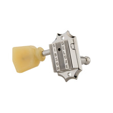 Load image into Gallery viewer, Gibson Deluxe Yellow Key Tuner Set Vintage Nickel (PDX)
