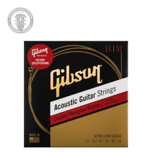 Load image into Gallery viewer, Gibson Coated Phosphor Bronze Acoustic Guitar Strings Ultra-Light Gauge (PDX)
