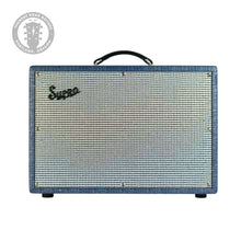 Load image into Gallery viewer, Used Supro Dual Tone 1624T 1X12 Combo Blue/Gray Tolex #00676 (PDX)
