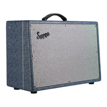 Load image into Gallery viewer, Used Supro Dual Tone 1624T 1X12 Combo Blue/Gray Tolex #00676 (PDX)

