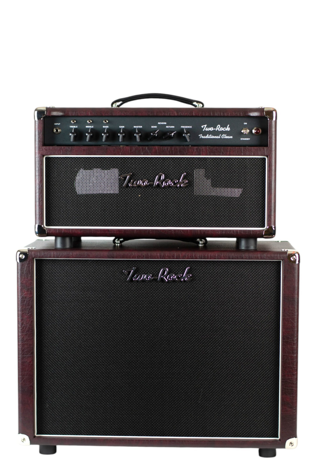 New Two-Rock Traditional Clean 40 Watt Head & Cab Wine Taurus #585 & #21528 (PDX)