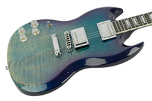Load image into Gallery viewer, 2019 Gibson SG High Performance Left-Handed Blueberry Fade #190022201 (PDX)

