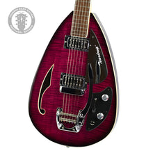 Load image into Gallery viewer, 2000s Phantom Guitar Works Teardrop Guitar Limited Edition Purple Flame - All Original #J21323-2USA (PDX)
