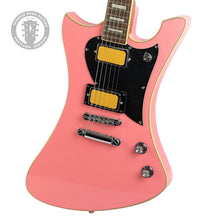 Load image into Gallery viewer, Used PureSalem La Bruja Offset Electric Guitar Pink w/Gold Foil Humbuckers #IW23080016 (PDX)
