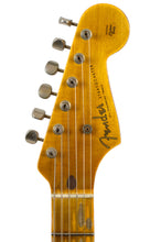 Load image into Gallery viewer, Used 2023 Fender Custom Shop Ltd 70th Anniv &#39;54 Stratocaster Heavy Relic Wide Fade 2-Tone Sunburst #2604 (PDX)
