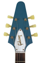 Load image into Gallery viewer, Used 2024 Gibson Custom Shop TRG Stinger Series Made-to-Measure 1967 Flying V VOS Bahama Blue #400377 (PDX)
