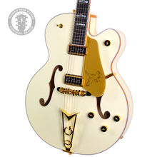 Load image into Gallery viewer, New Gretsch G6136-55 Vintage Select '55 White Falcon Vintage White w/T-Armond Pickups #JT25010215 (PDX)
