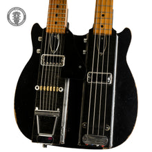 Load image into Gallery viewer, 1961-62 Gretsch Bikini Doubleneck Bass/Guitar Black #40892 (PDX)
