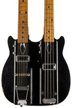 Load image into Gallery viewer, 1961-62 Gretsch Bikini Doubleneck Bass/Guitar Black #40892 (PDX)
