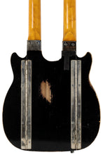 Load image into Gallery viewer, 1961-62 Gretsch Bikini Doubleneck Bass/Guitar Black #40892 (PDX)
